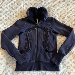 Lululemon fleece lined Scuba full zip